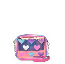 Load image into Gallery viewer, Glazed Hearts Clear Crossbody