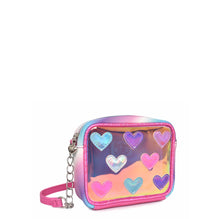 Load image into Gallery viewer, Glazed Hearts Clear Crossbody