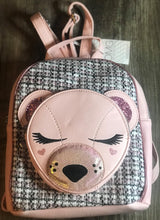 Load image into Gallery viewer, Pink Classy Bear Mini BackPack