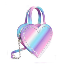 Load image into Gallery viewer, Ombré Rhinestone Heart Crossbody
