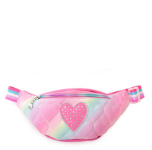 Load image into Gallery viewer, Heart Quilted Fanny Pack

