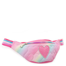 Load image into Gallery viewer, Heart Quilted Fanny Pack
