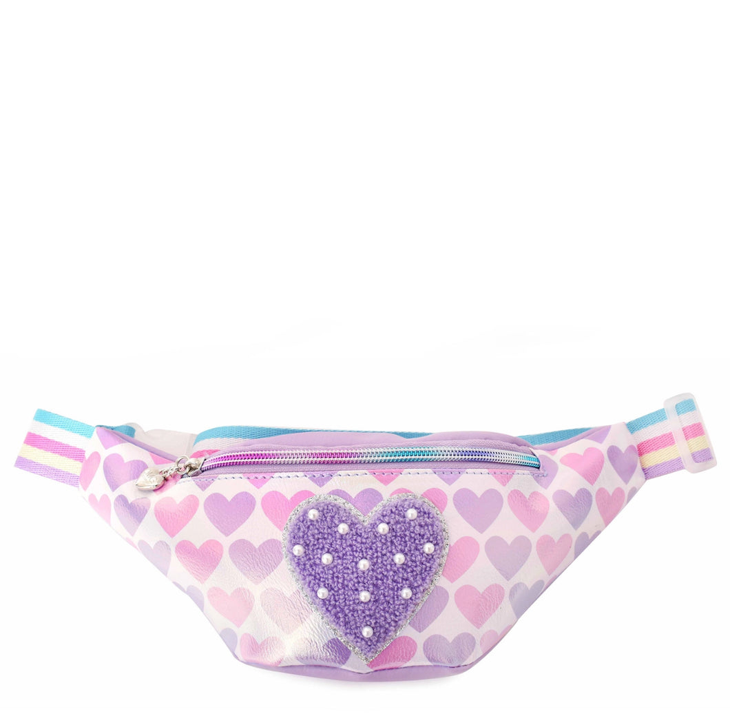 Pearled Heart Fanny Pack