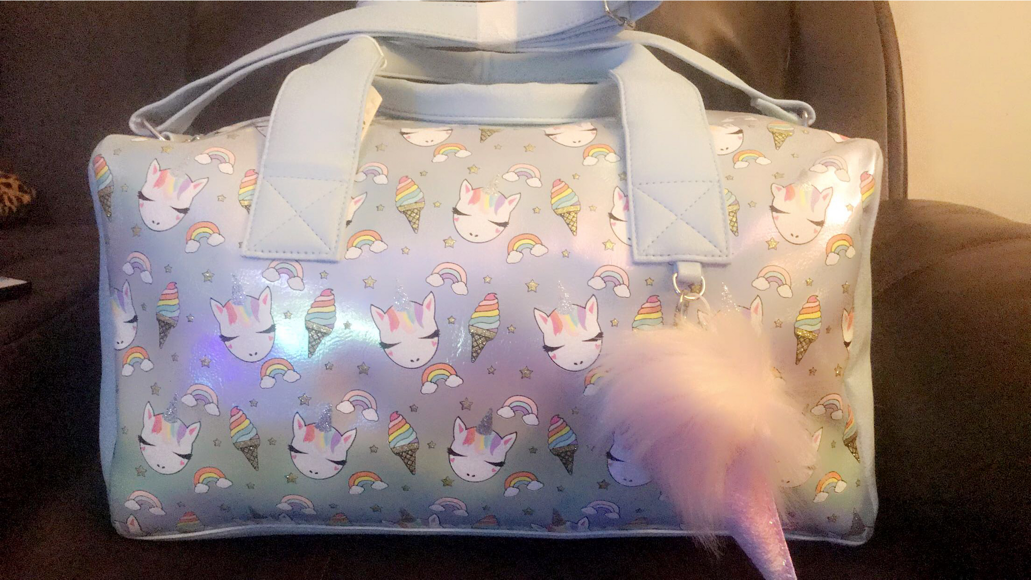 unicorn duffle bag