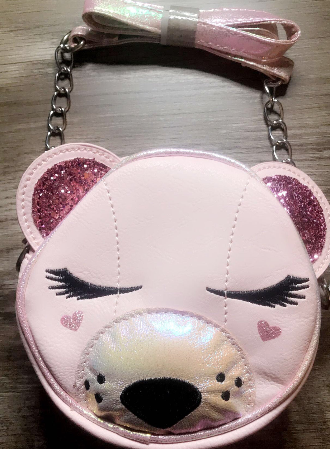 Pink Classy Bear Canteen Crossbody