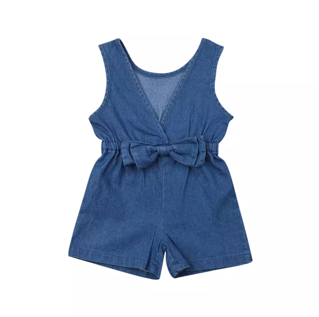 Denim Romper