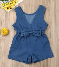 Load image into Gallery viewer, Denim Romper
