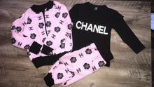 Load image into Gallery viewer, Pink/ Black 3Pc Set
